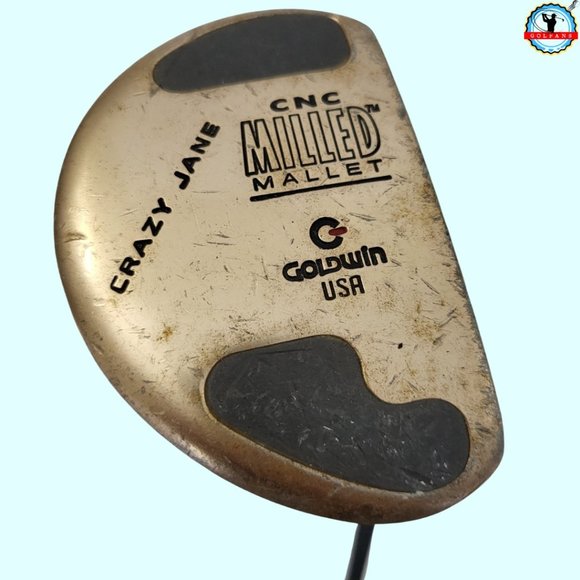 Goldwin "Crazy Jane" CNC Milled Mallet Putter - RH - 33" (NEEDS GRIP) - Picture 1 of 12